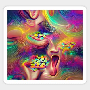 Psychedelic Ecstasy Sticker